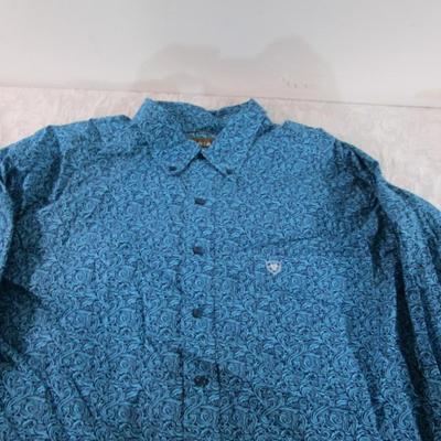 New Ariat fitted long-sleeved shirt, size 2XL