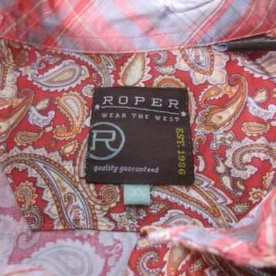 New Roper men's western shirt, size 3XL
