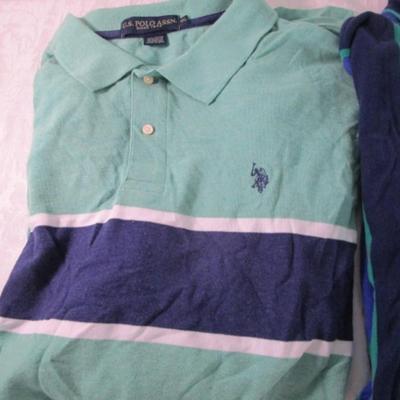 Sale Photo Thumbnail #65: Both 100% cotton, one is Izod, one is U.S. Polo Assn. - M