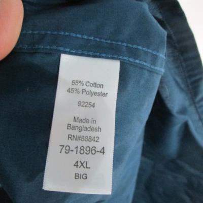 2 men's shirts, short-sleeved, size 4XL
