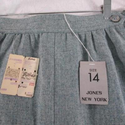 Vintage Jones of NY skirt, new with tags, labeled size 14