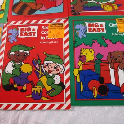 7 Christmas coloring books
