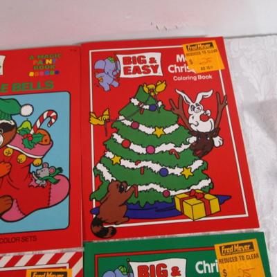 7 Christmas coloring books