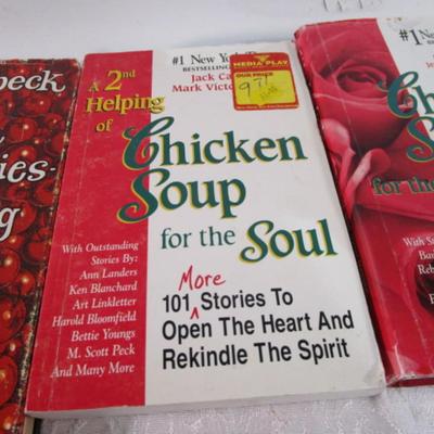 2 Chicken Soup books & 1 Erma Bombeck book