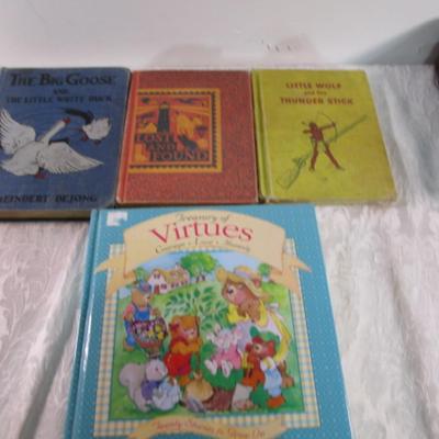 4 children's books, hard cover