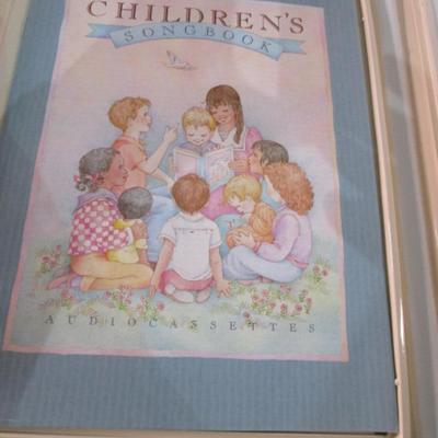 2 children's books, Children's Song book on tapes