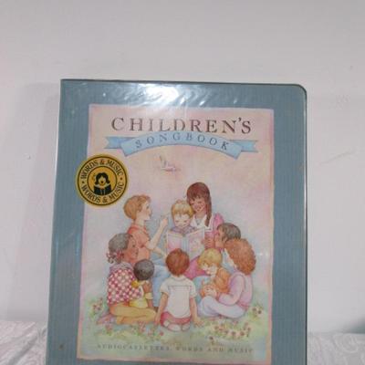 2 children's books, Children's Song book on tapes