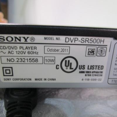 Sony CD/DVD player Model DVP-SR500H
