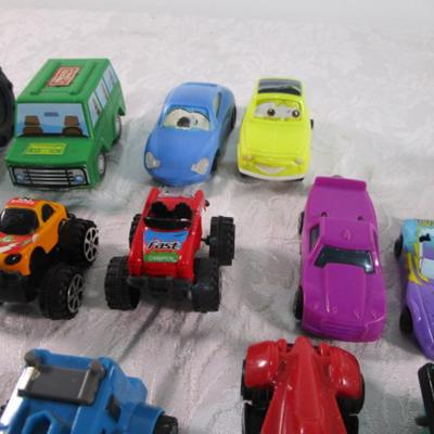 20 Toy vehicles, 7 are wooden