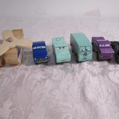 20 Toy vehicles, 7 are wooden