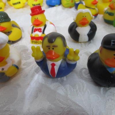10 mini career rubber ducks