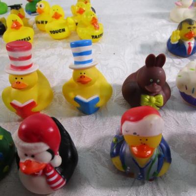 10 holiday/birthday/Dr. Seuss rubber ducks