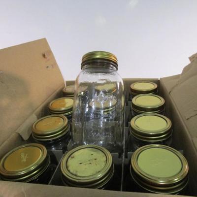 12 qt size regular neck canning jars