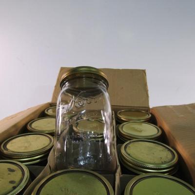 12 wide mouth canning jars