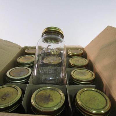 12 regular neck canning jars