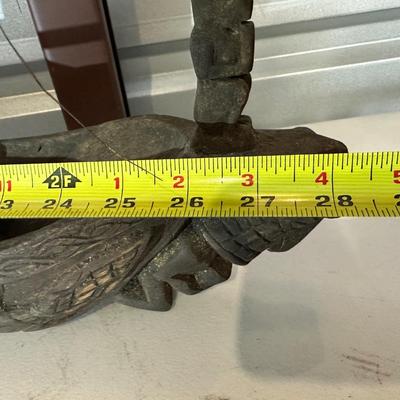 Vintage Indonesian Tribal Canoe Sculpture. Hand-Carved (See description)