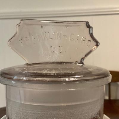 K1235 Large Vintage Planters Peanuts Cookie Jar with Franklin Caro Co. Jar