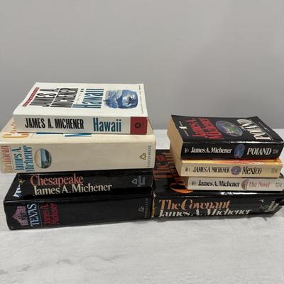 Lot of Michener books
