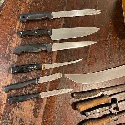 K1248 Kitchen Knives with Knife Block