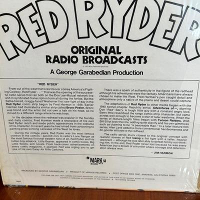 Red Ryder Radio Broadcast on LP