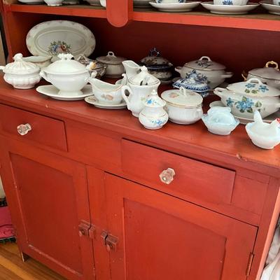 UBA1308 Lot of Child's Flower China Set