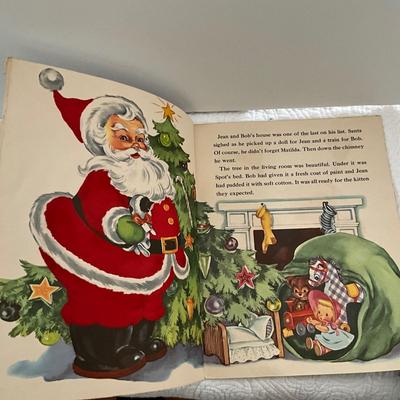 UBA1310 Set of Three Rudolph Children's China Set with Antique Santa Book