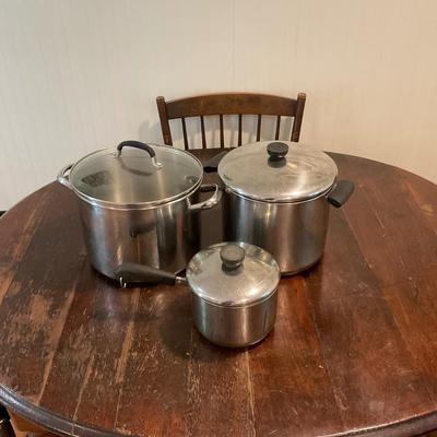 K1254 Revere Ware Pots