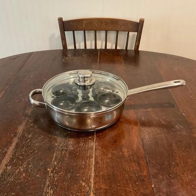K1335 Stainless Steel Pan with Egg Poaching Accessories