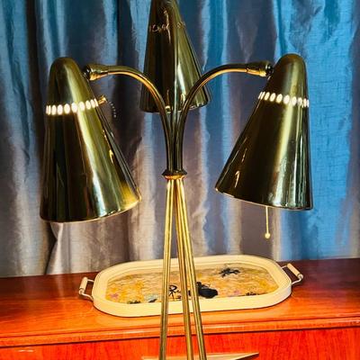 MCM Brass Floor Lamp