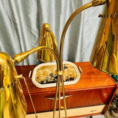 MCM Brass Floor Lamp