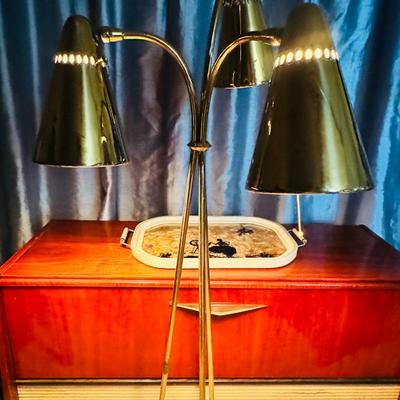 MCM Brass Floor Lamp