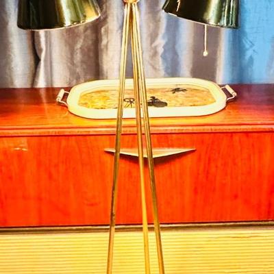 MCM Brass Floor Lamp