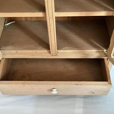 UBB1312 Vintage Doll Cabinet with Drawer