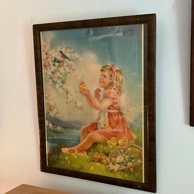 UBB1313 Set of Three Children's Doll Picture Print