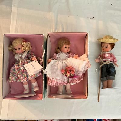 UBB1314 Set of Three Madame Alexander Dolls