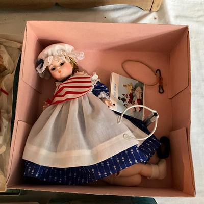 UBB1319 Set of Six Madame Alexander 4th of July Themed Dolls