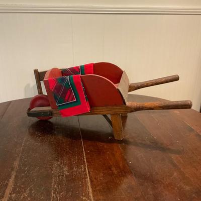K1351 Childs Wheelbarrow with Doll Tools