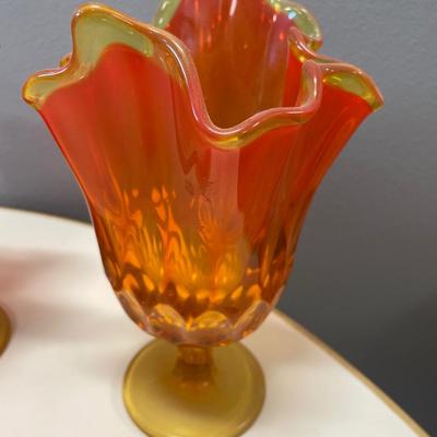 Amberlina vase pair