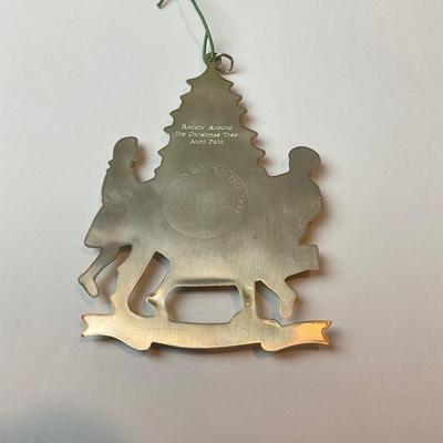 DR1353 LUNT Sterling Rocking Around the Christmas Tree Ornament