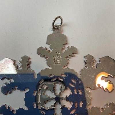 DR1354 Sterling Snowflake Ornament 2007