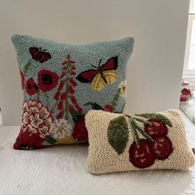 UBB1403 Set of Two Butterfly and Holily Cherries