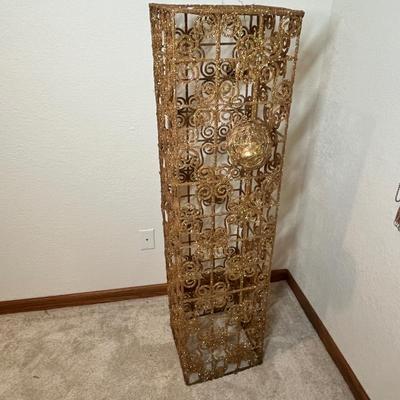 Lot 52 Tall glittery Christmas box/ present