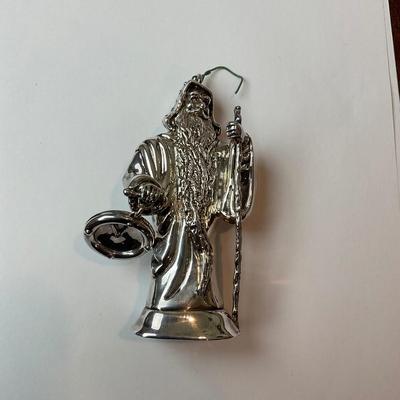 DR1368 Vintage J.Reed Mayor’s Weighted Sterling Father Time 2000 Ornament