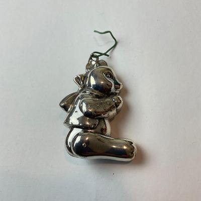 DR1371 Vintage Sterling Teddy Bear Ornament