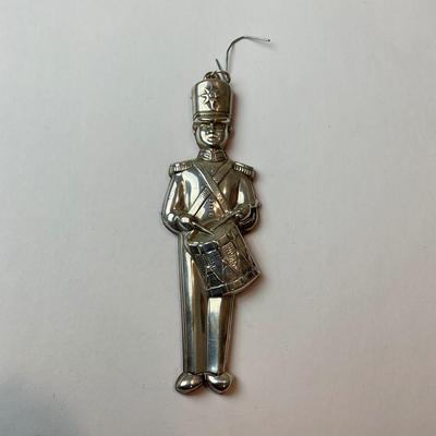 DR1372 Vintage Gorham Sterling Drummer Boy Number 80 Ornament