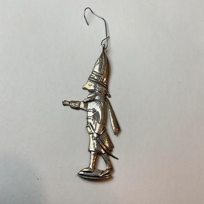 DR1374 Vintage Hand & Hammer Sterling The Nutcracker Ornament