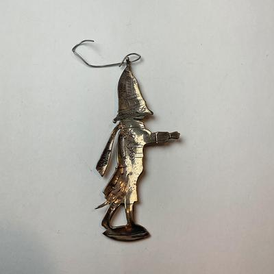 DR1374 Vintage Hand & Hammer Sterling The Nutcracker Ornament