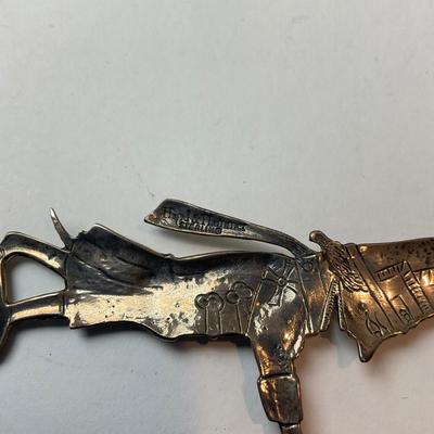 DR1374 Vintage Hand & Hammer Sterling The Nutcracker Ornament