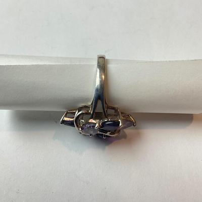 DR1376 Amethyst Sterling Ring