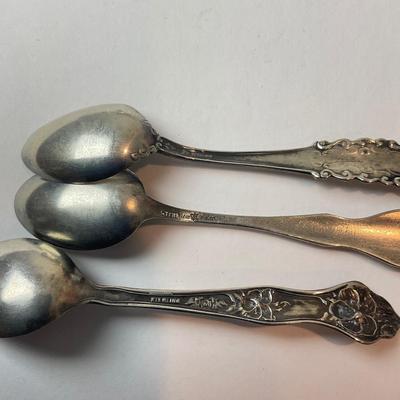 DR1377 Six Sterling Demitasse Spoons